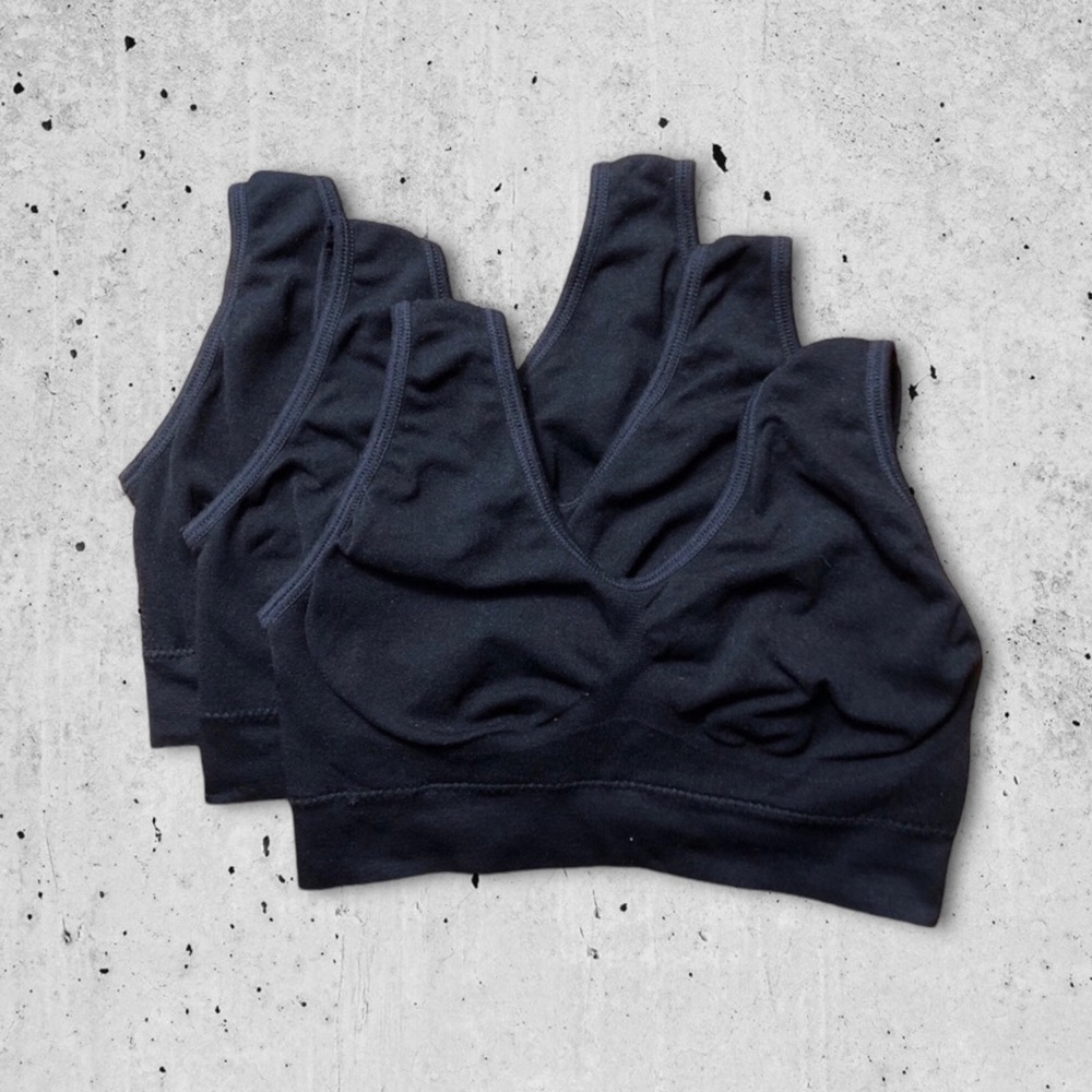 v-neck sports bra (3 pack)